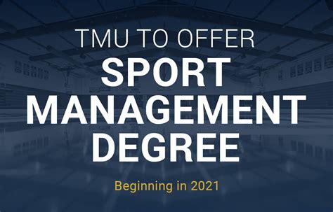 that offer sports management degrees